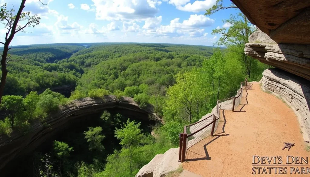 Devil's Den State Park, Arkansas, with its scenic trails and natural beauty