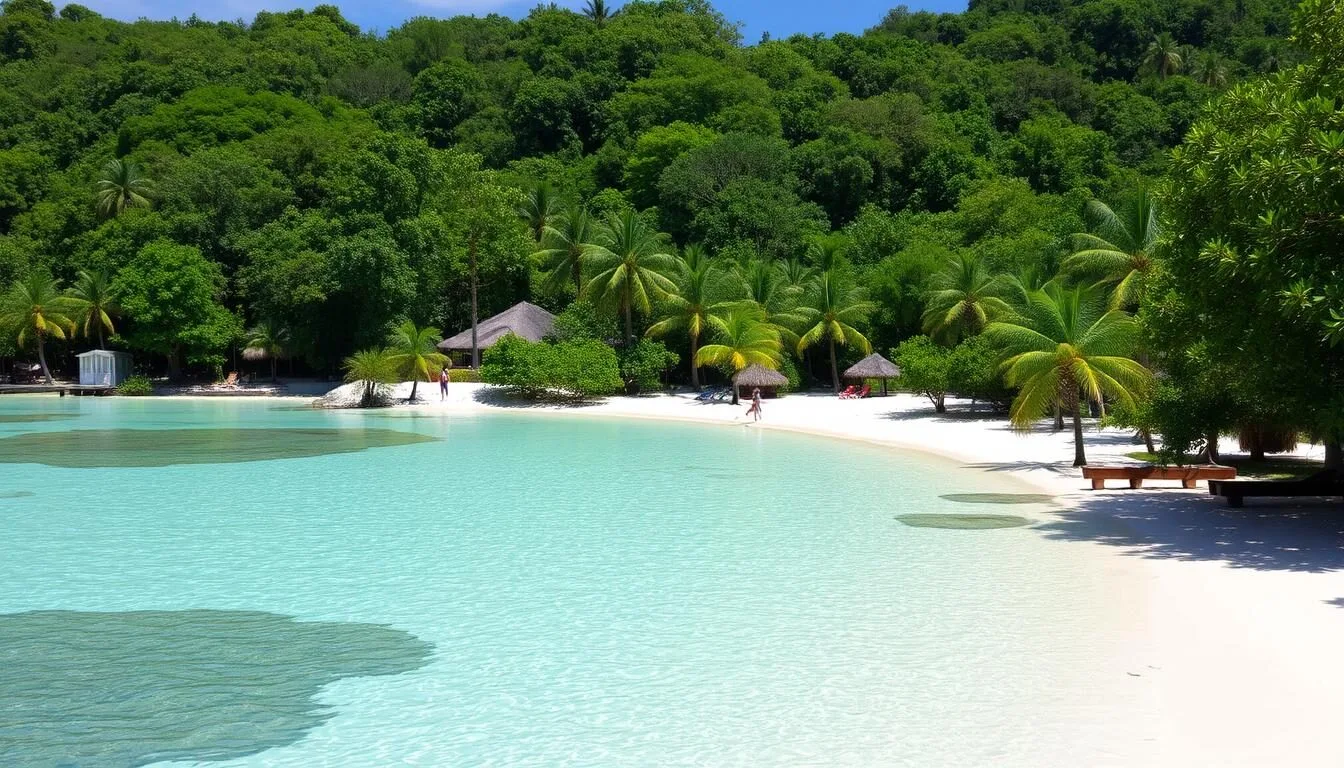 Discover Peanut Island, a tropical paradise with crystal-clear waters and pristine beaches.