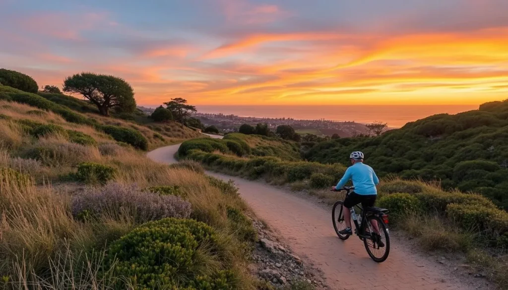 Discover the biking and hiking trails of Encinitas, offering scenic routes and challenging paths.