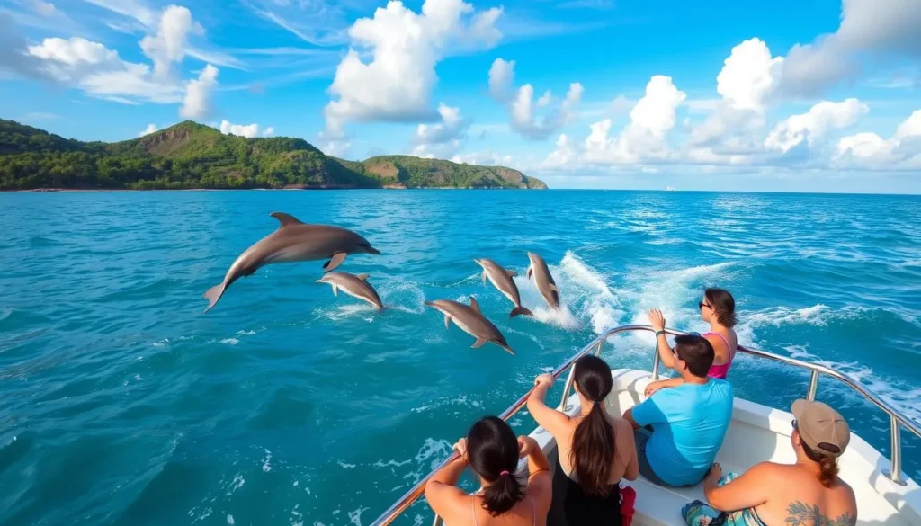 Dolphin watching tour in Guam
