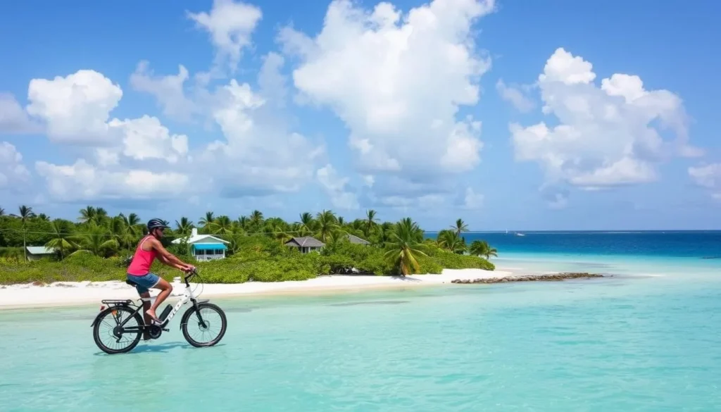 E-bike tour in Grand Bahama Island