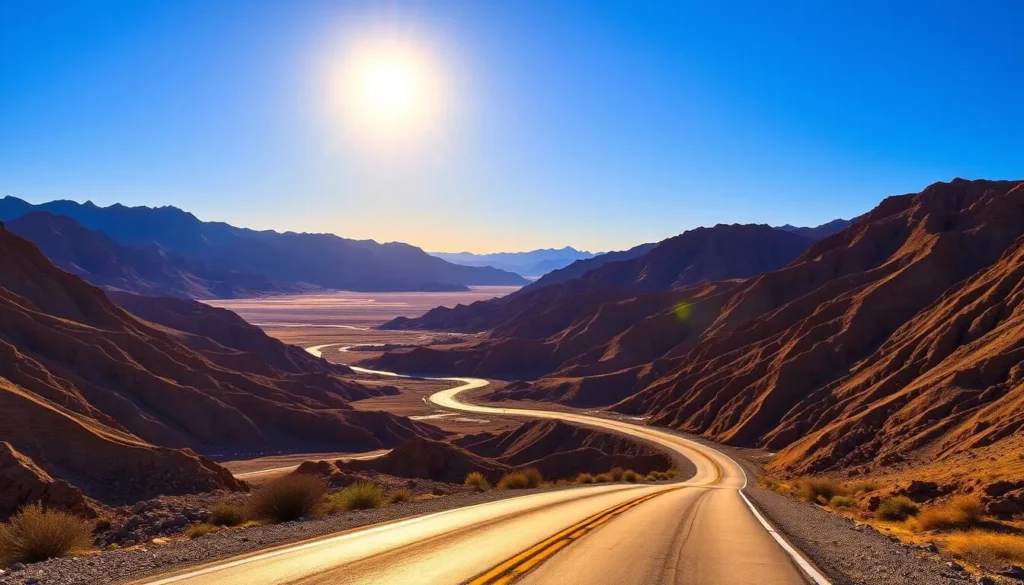 Emigrant Canyon Road in Death Valley National Park