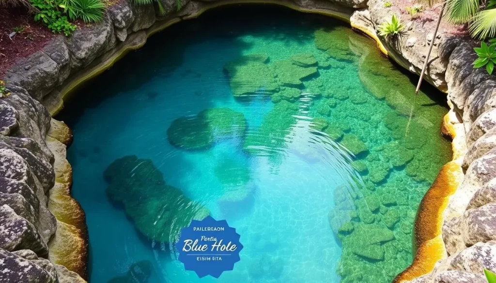 Experience the natural beauty of Port Vila's blue holes, unique freshwater swimming pools with crystal-clear water.