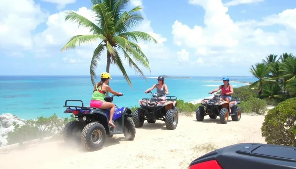 Experience the thrill of an ATV tour in Providenciales, Turks & Caicos, exploring the island's rugged terrain and scenic beauty.