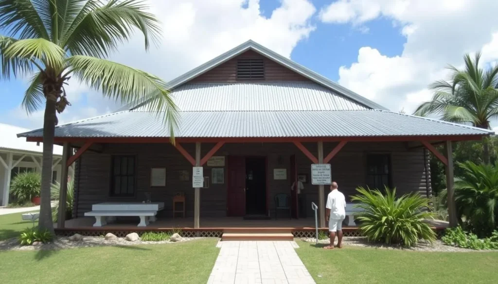 Explore the Cayman Brac Museum's exhibits through this visual journey: <img alt="Cayman Brac Museum Exterior">