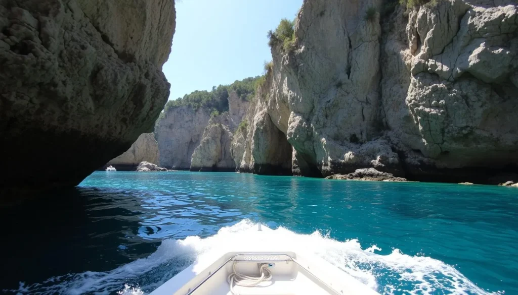 Explore the crystal-clear waters of Costa Brava by boat