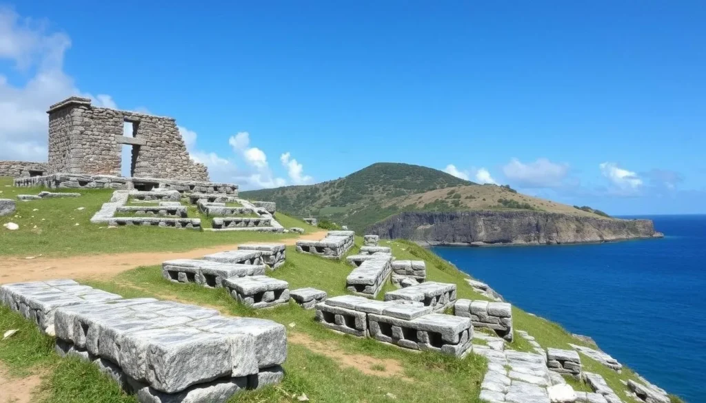 Explore the historical Peace Hill Ruins on St. John