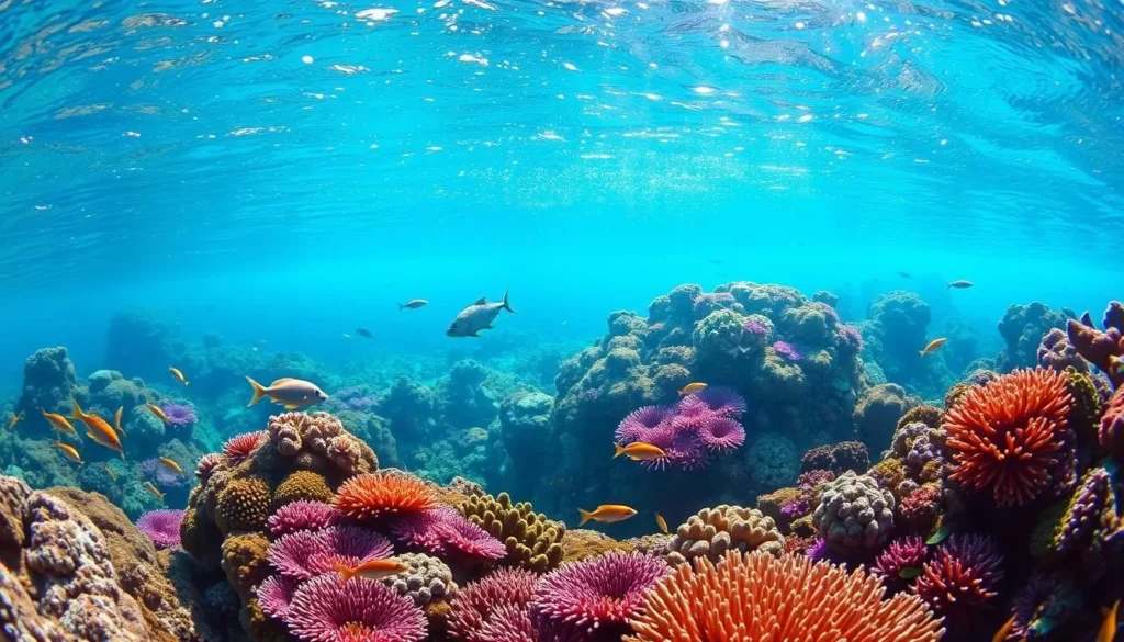 Explore the underwater world of Paradise Island