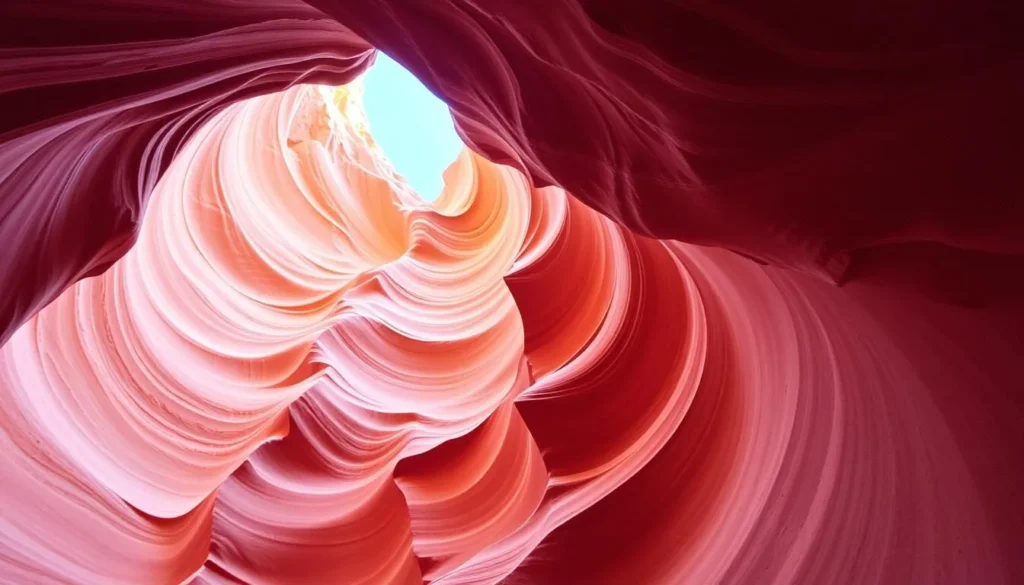 Generate an image of Antelope Canyon's surreal sandstone formations.