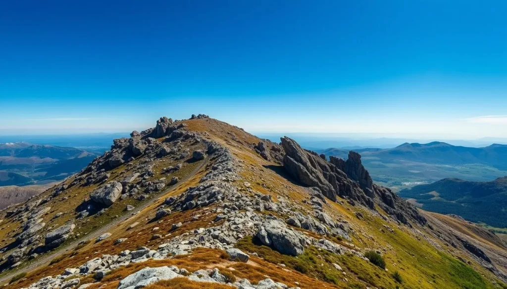 Generate an image of Ben More summit