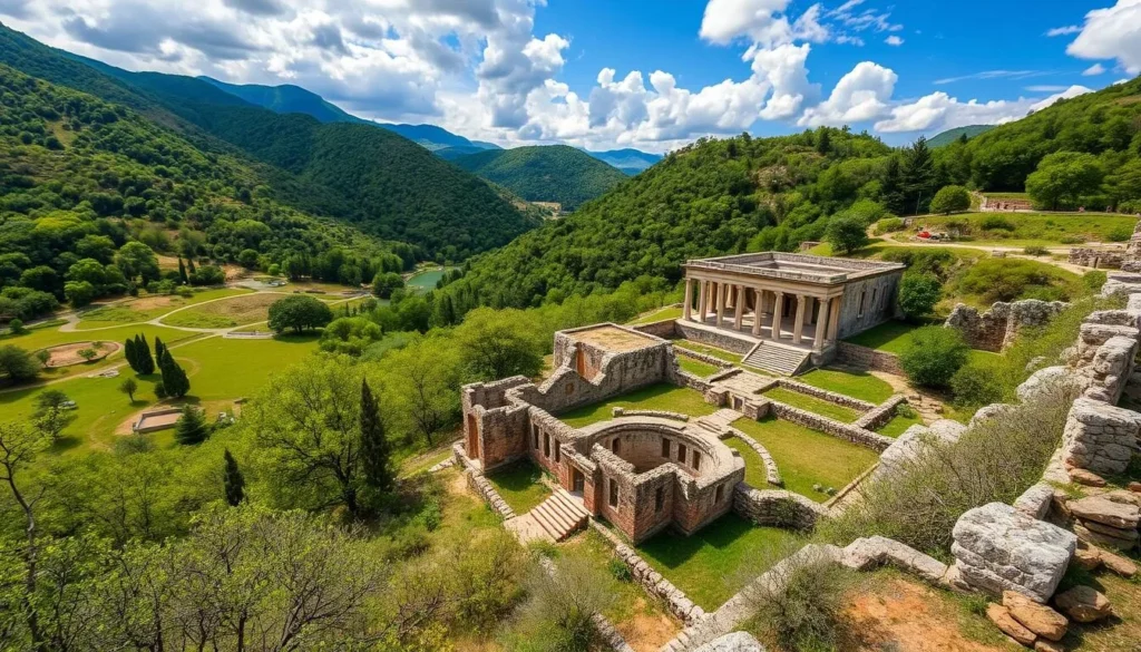 Generate an image of Butrint National Park in Albania