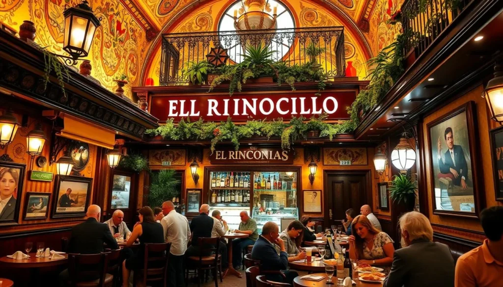 Generate an image of El Rinconcillo tapas bar in Seville, Spain