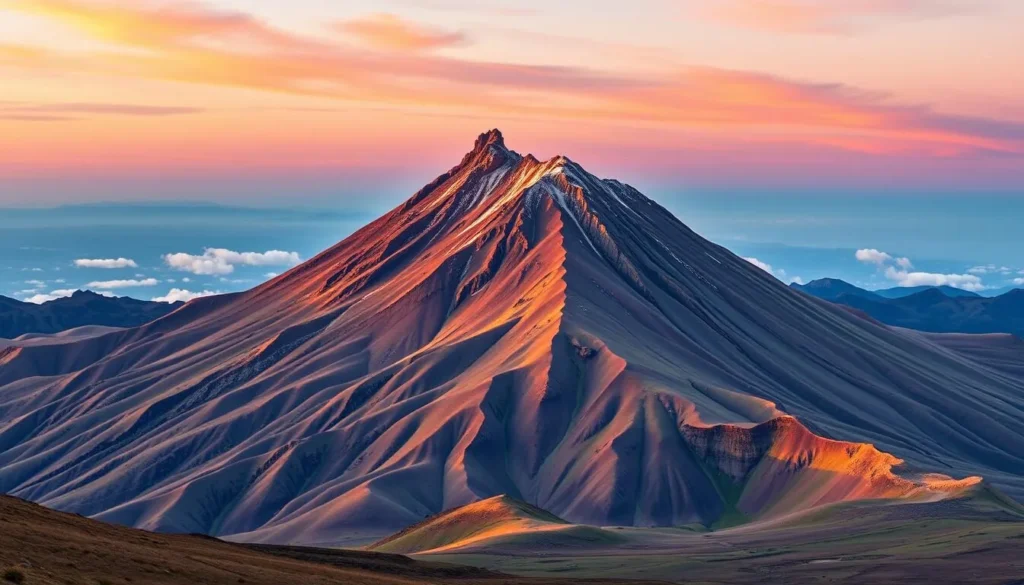 Generate an image of El Teide, Spain's tallest peak, within Teide National Park.