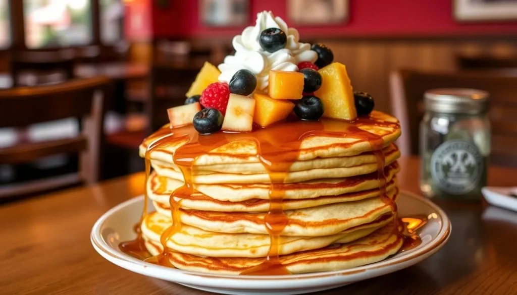 Generate an image of Family House of Pancakes' pancake stack