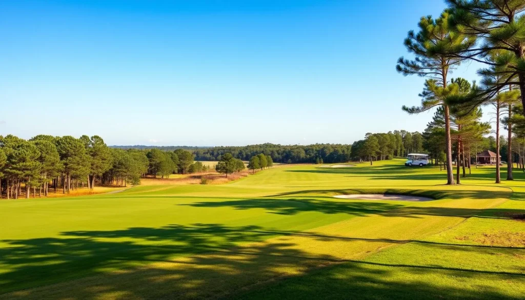 Generate an image of Frasch Golf Course in Sulphur, Louisiana.