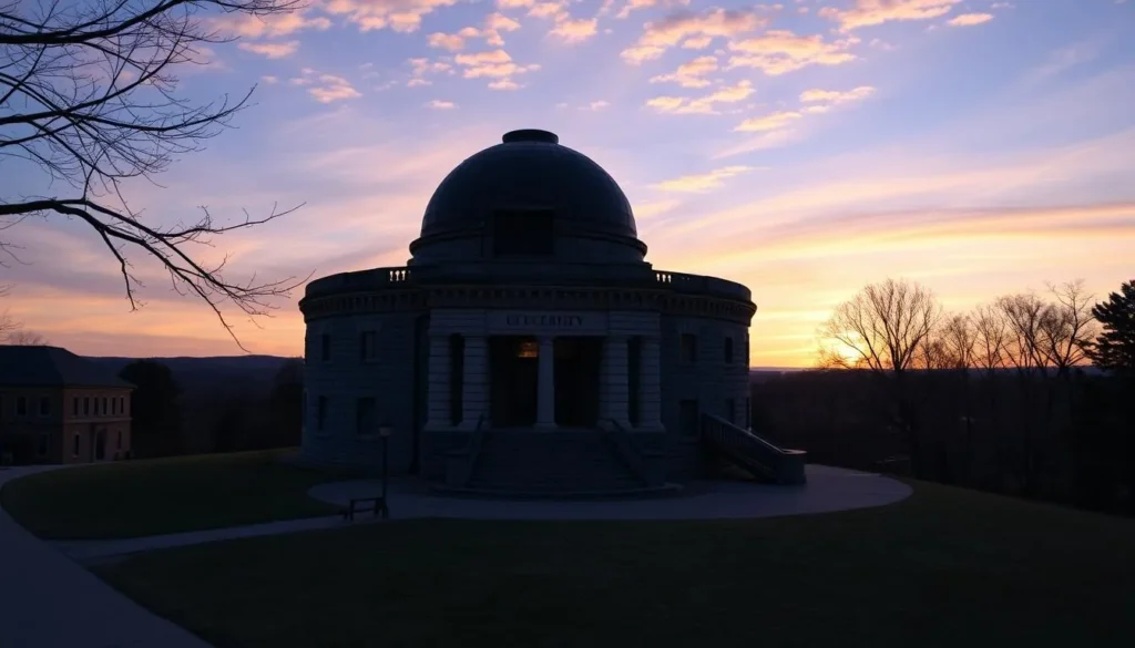 Generate an image of Fuertes Observatory at Cornell University.