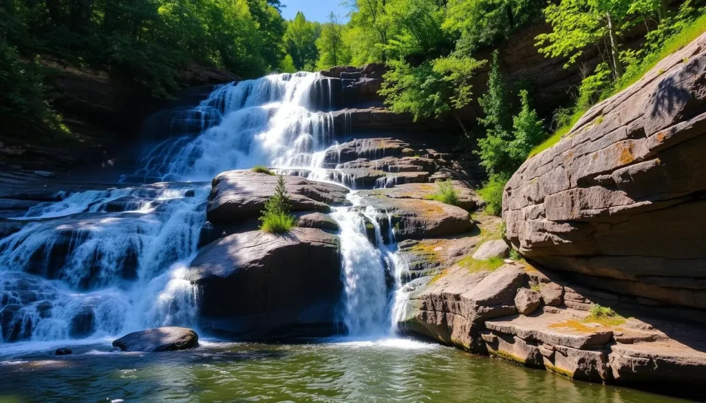 Generate an image of Ithaca Falls.