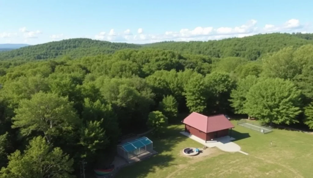 Generate an image of Markin Glen County Park, showcasing its recreational facilities and natural surroundings.