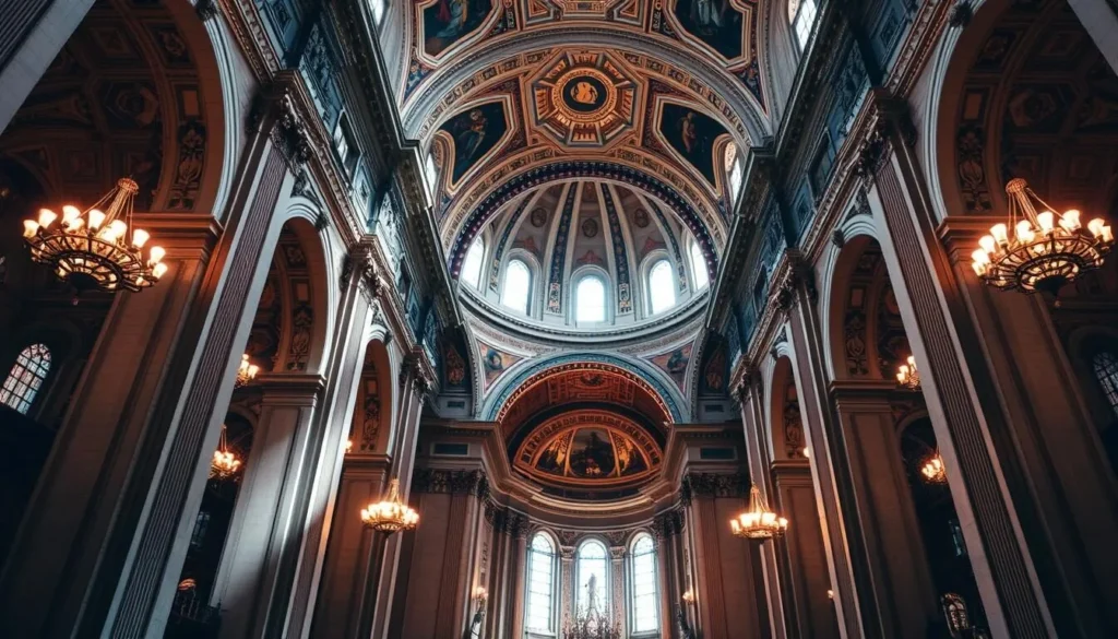 Generate an image of St. Stephen's Basilica's interior.