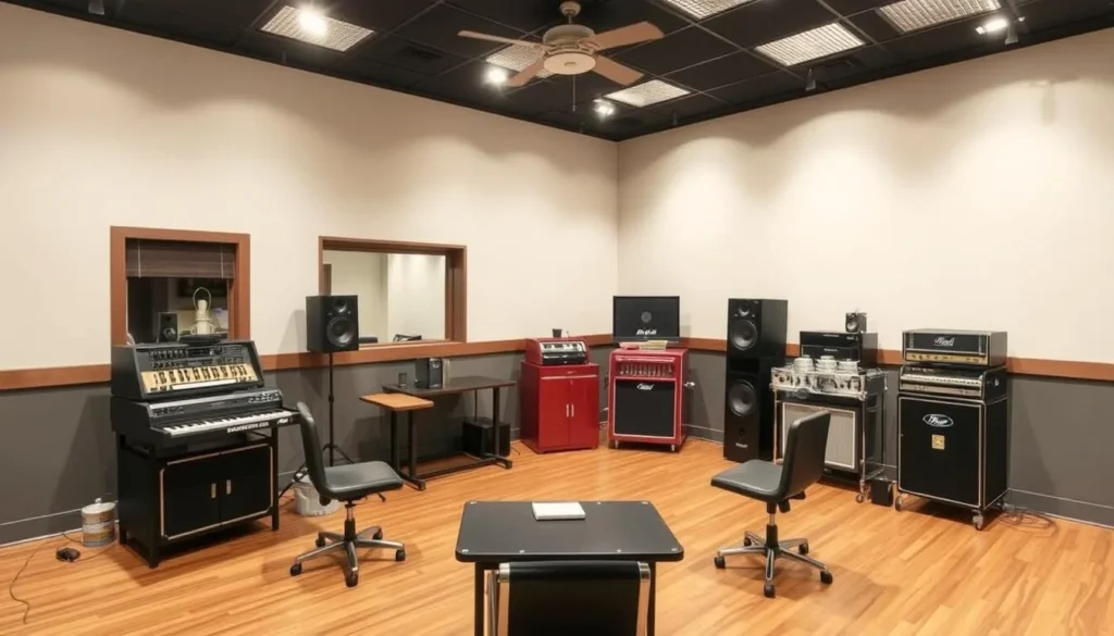 Generate an image of Studio A at the Motown Museum