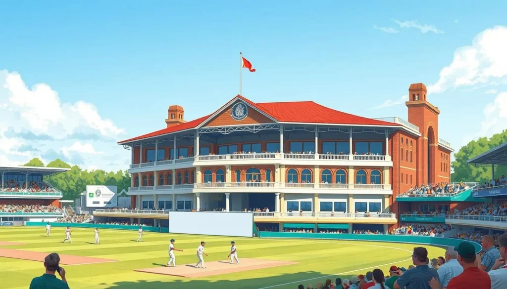 Generate an image of Trent Bridge Cricket Ground
