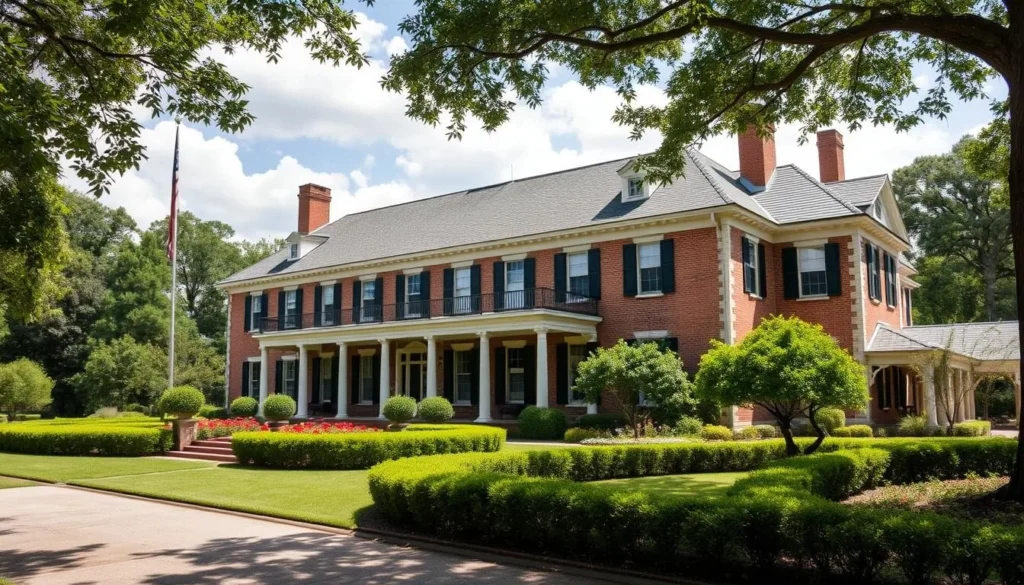 Generate an image of Tryon Palace, a reconstructed colonial governor's mansion in New Bern, North Carolina.