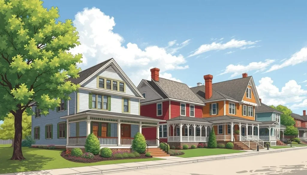 Generate an image of a charming bed and breakfast in Dubuque or Galena.