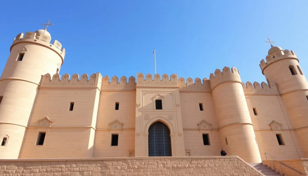 Generate an image of the Al Fahidi Fort, showcasing its historic architecture.