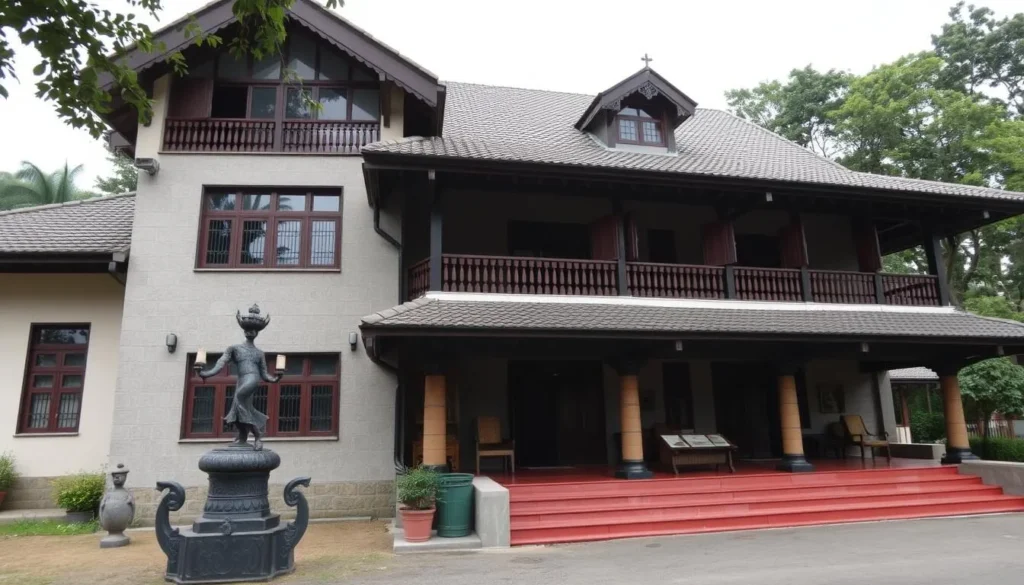 Generate an image of the Baguio Museum's exterior or a notable exhibit inside.