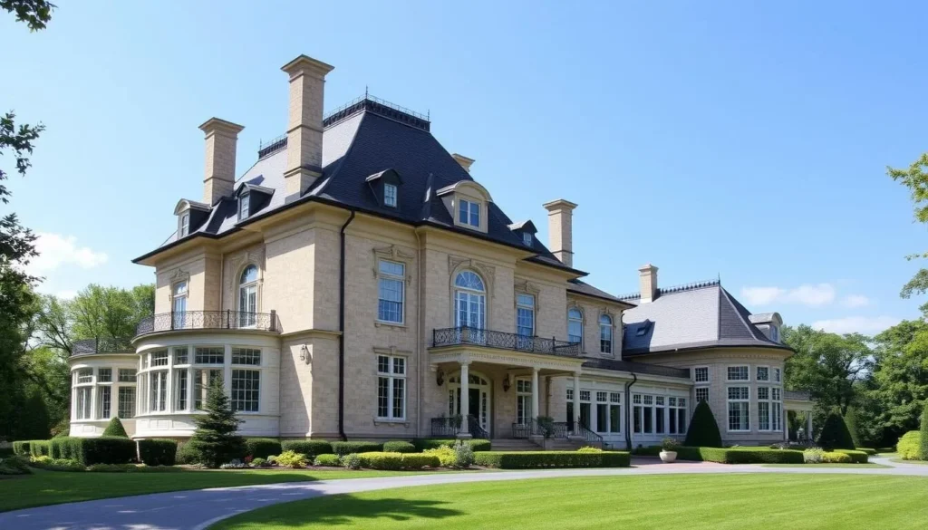 Generate an image of the Brucemore Estate, a 21-room mansion set on 26 acres.