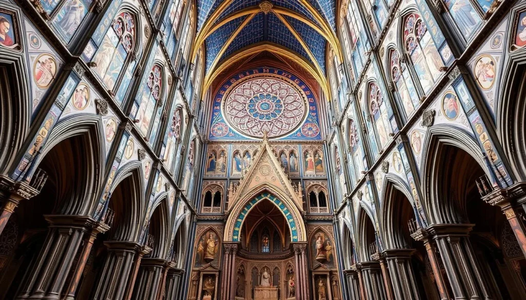 Generate an image of the Cathedral Basilica of St. Louis with its stunning mosaics