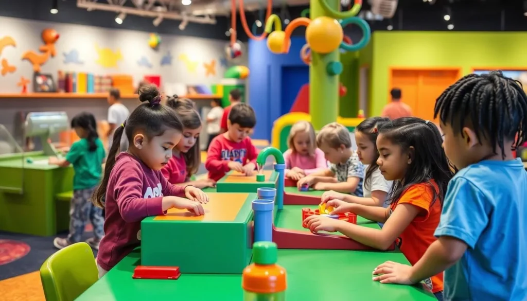 Generate an image of the Children's Museum of Atlanta's interactive exhibit.