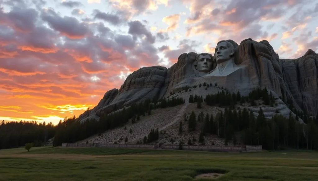Generate an image of the Crazy Horse Memorial