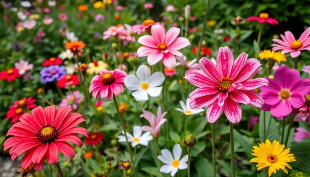 Generate an image of the Delaware Botanic Gardens in Dagsboro, showcasing its beautiful floral displays.