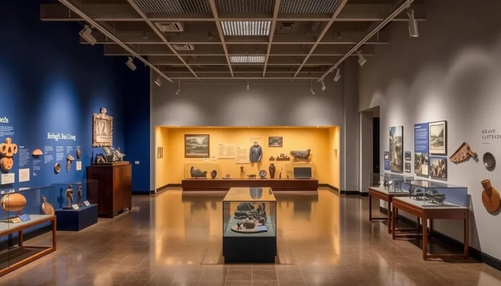 Generate an image of the El Paso Museum of History's exhibit