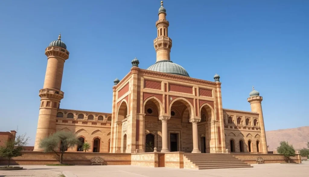 Generate an image of the Emin Minaret in Turpan, showcasing its unique Islamic architectural style.