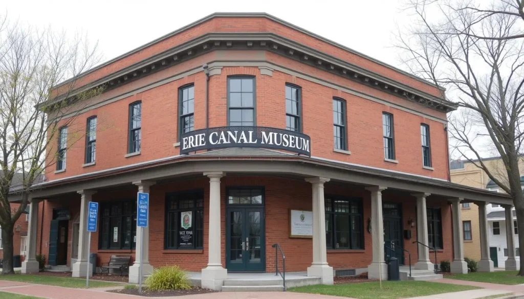 Generate an image of the Erie Canal Museum building