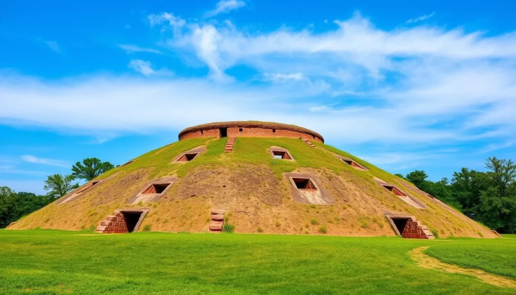 Generate an image of the Etowah Indian Mounds