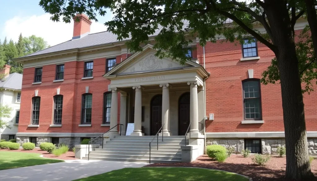 Generate an image of the Fenimore Art Museum's exterior, showcasing its historic estate.