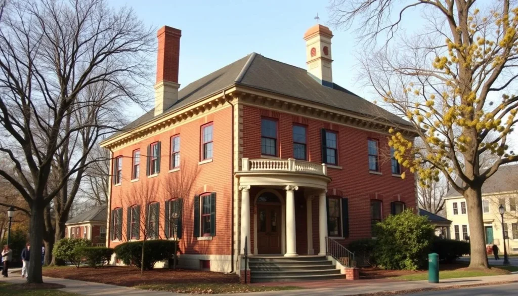 Generate an image of the Harriet Beecher Stowe Center, highlighting its historic significance and beautifully restored architecture.