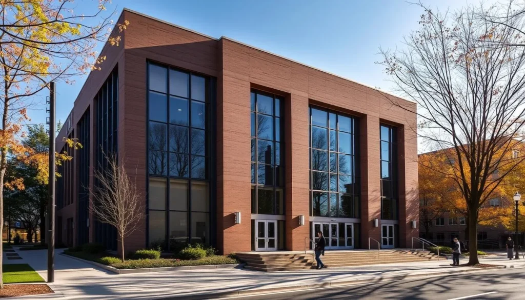 Generate an image of the Kalamazoo Institute of Arts building facade