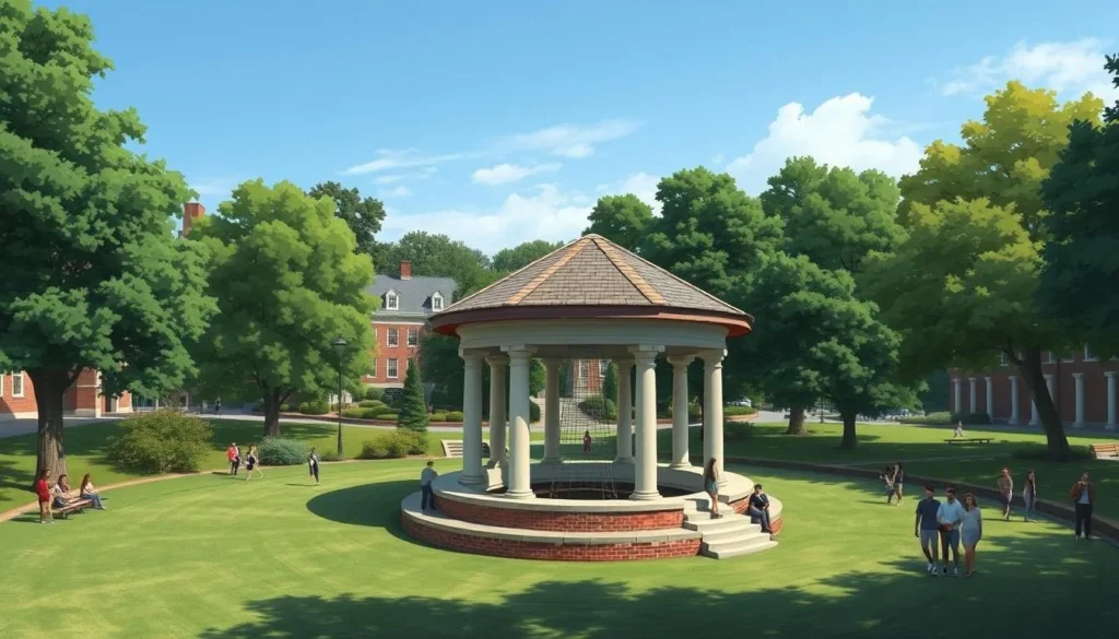 Generate an image of the Old Well at UNC Chapel Hill