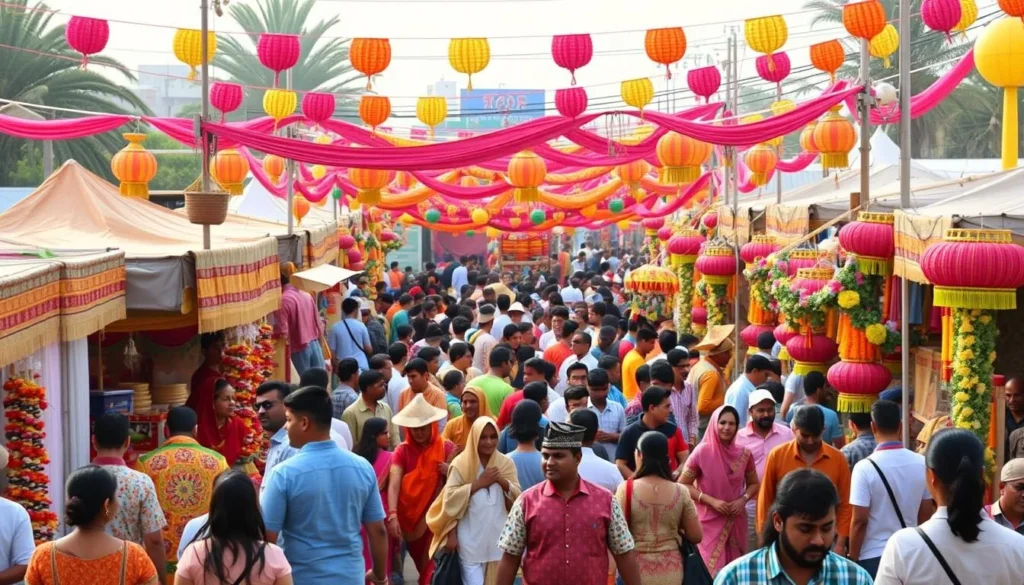 Generate an image of the Qurain Cultural Festival