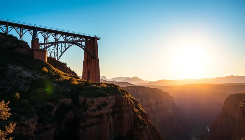 Generate an image of the Royal Gorge Bridge Generate an image of the Royal Gorge Bridge
