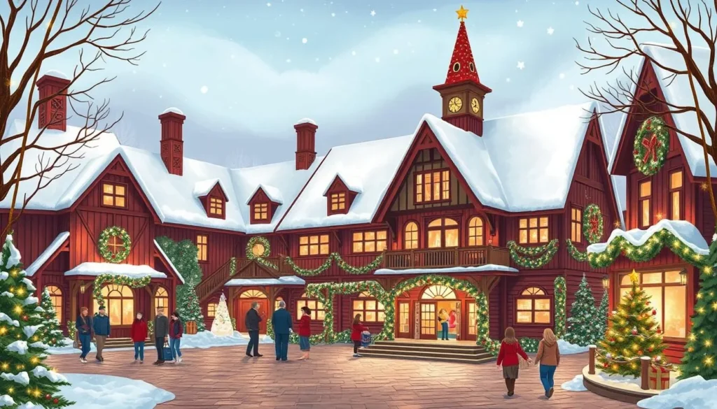 Generate an image of the Santa Claus Museum & Village