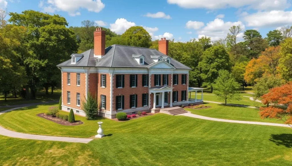 Generate an image of the Schuyler Mansion State Historic Site.