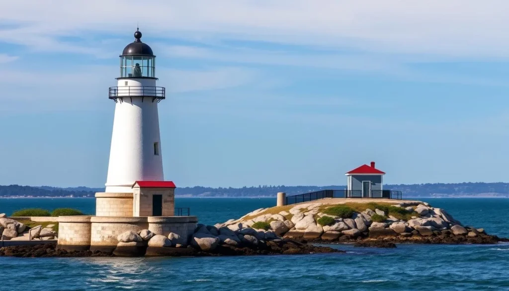 Generate an image of the Tibbetts Point Lighthouse.
