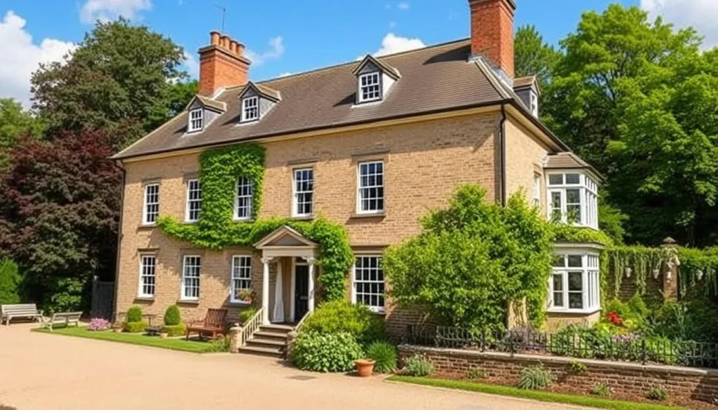 Generate an image of the Town House at Mill Hill Historic Park.