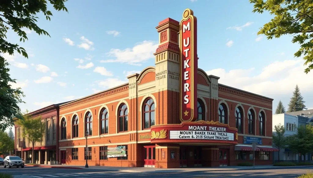 Generate an image of the historic Mount Baker Theatre.