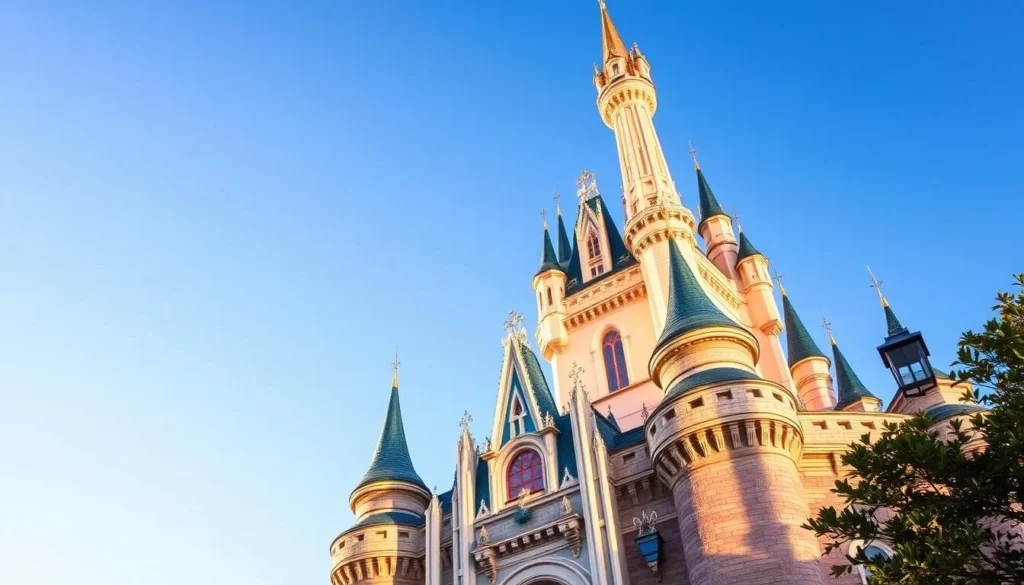 Generate an image of the iconic Cinderella Castle at Walt Disney World Resort.